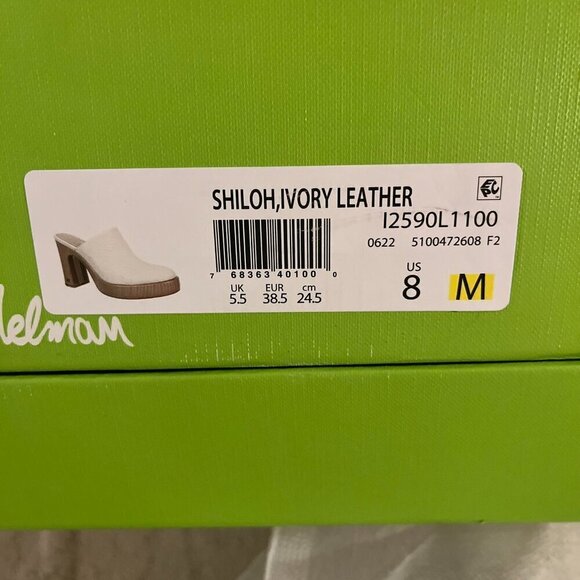 Sam Edelman Woman's Shiloh Ivory Leather Boho Festival Clog/Mule Sz 8 - Picture 4 of 4